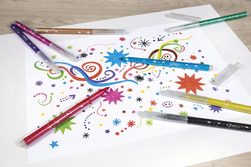 Eberhard Faber EF-551008 Viltstiften Glitter - Afbeelding 3