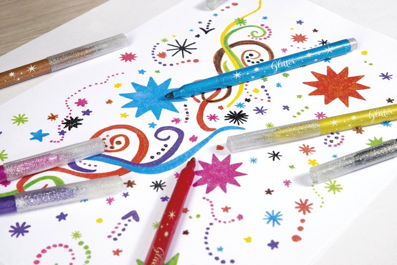 Eberhard Faber EF-551008 Viltstiften Glitter - Afbeelding 4