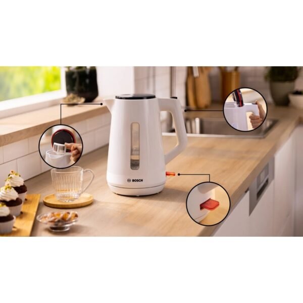 Bosch TWK2M161 MyMoment Waterkoker 1.7L 2400W Wit - Afbeelding 2