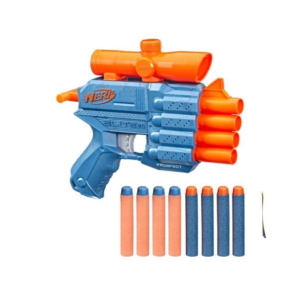Nerf Elite 2.0 Prospect QS-4 Blaster + 8 Darts - Afbeelding 2
