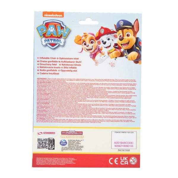Paw Patrol Opblaasbare Stoel - Afbeelding 3