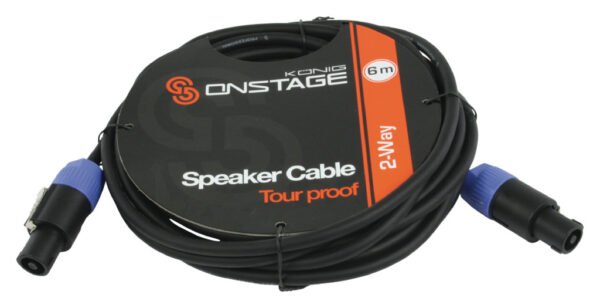 König Onstage Cbss2-6 Luidsprekerkabel 2 X 1,50 mm 6,00 M - Afbeelding 2