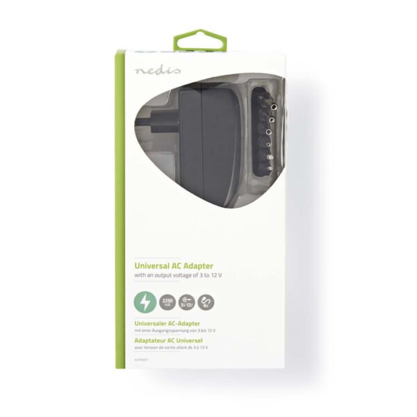 Nedis ACPA007 Universele Ac-voedingsadapter 3/4,5/6/7,5/9/12 V Dc 2,25 A - Afbeelding 2