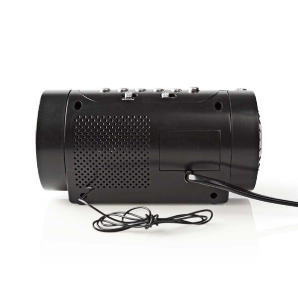 Nedis CLAR005BK Digitale Wekkerradio Met Display Led Van 0,9" Fm Dubbel Alarm Sluimeren - Afbeelding 3