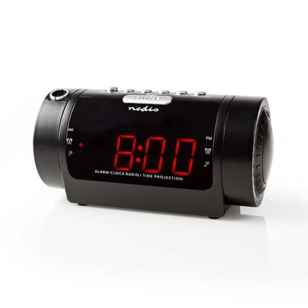 Nedis CLAR005BK Digitale Wekkerradio Met Display Led Van 0,9" Fm Dubbel Alarm Sluimeren - Afbeelding 5