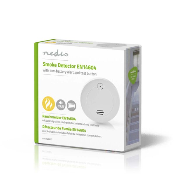 Nedis DTCTS20WT Smoke Detector En14604 Batterij-indicator - Afbeelding 5