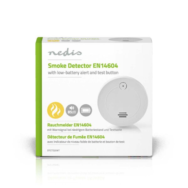 Nedis DTCTS20WT Smoke Detector En14604 Batterij-indicator - Afbeelding 6