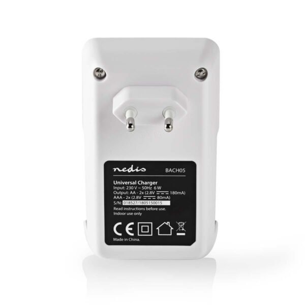 Nedis BACH05 Nimh-acculader Aa/aaa - Afbeelding 3