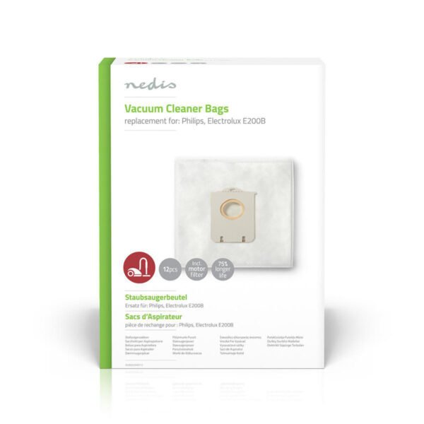 Nedis DUBG220AEP12 Stofzuigerzak Philips, Electrolux E200b - Afbeelding 2