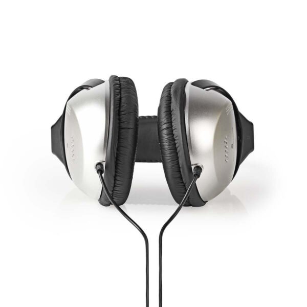 Nedis HPWD1201BK Over-ear Koptelefoon Bedraad 6,00 M Zilver/zwart - Afbeelding 4