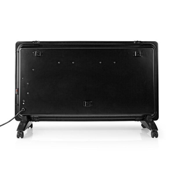 Nedis HTPL20FBK Glazen Paneel Convectorkachel Thermostaat Lcd-scherm 2 Warmtestanden Staand / Wandmontage 2000 W Zwart - Afbeelding 4