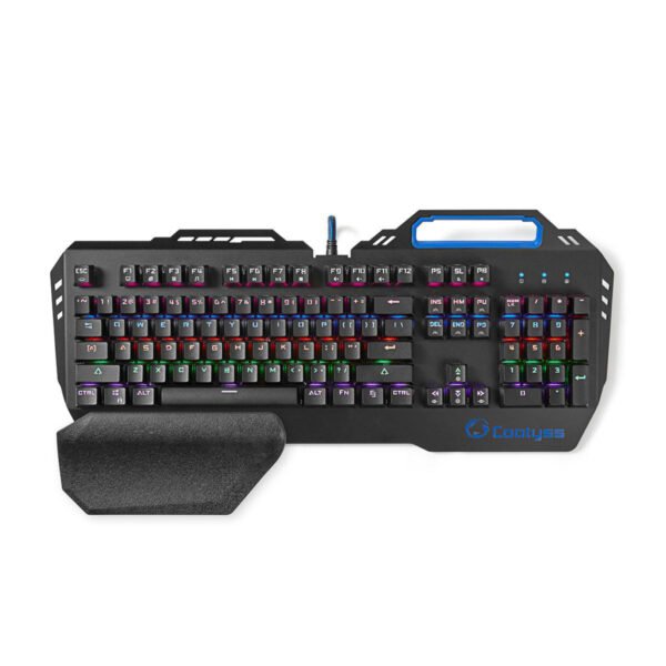 Nedis GKBD400BKUS Mechanisch Gamingtoetsenbord Rgb-verlichting Us Internationaal Metalen Design - Afbeelding 3