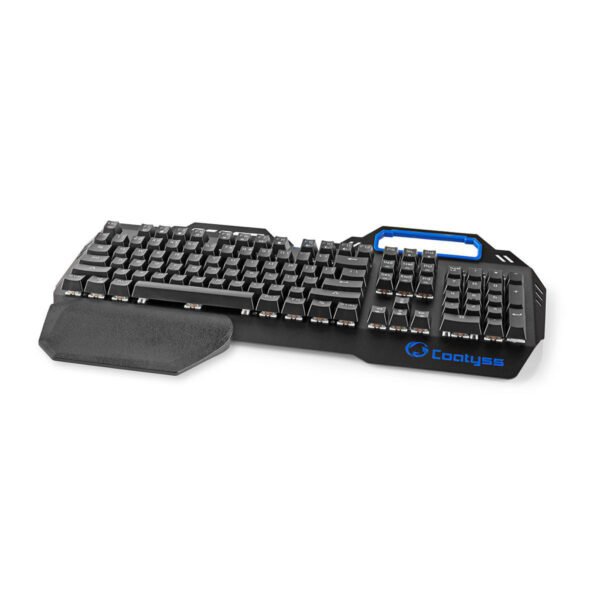 Nedis GKBD400BKUS Mechanisch Gamingtoetsenbord Rgb-verlichting Us Internationaal Metalen Design - Afbeelding 4