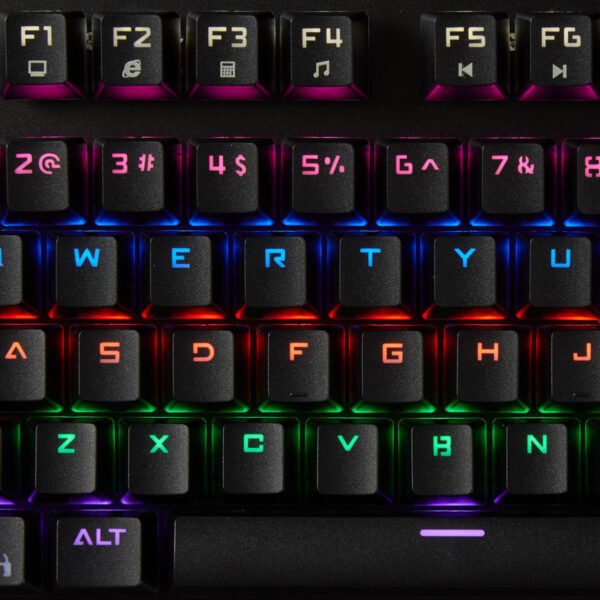Nedis GKBD400BKUS Mechanisch Gamingtoetsenbord Rgb-verlichting Us Internationaal Metalen Design - Afbeelding 5