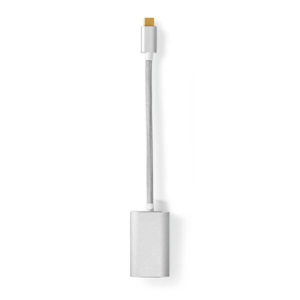 Nedis CCTB64680AL02 Usb-adapter Usb 3.2 Gen 1 Usb Type-c™ Male Hdmi™ Connector 0.20 M Rond Verguld Gebreid / Nylon Zilver Cover Window Box - Afbeelding 4