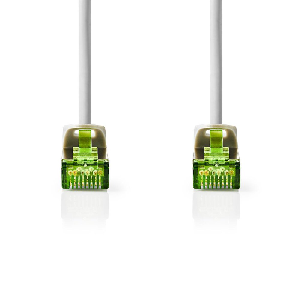 Nedis CCBW85420GY10 Cat7-kabel S/ftp Rj45 Male Rj45 Male 1.0 M Rond Lszh Grijs Window Box - Afbeelding 2