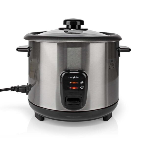 Nedis KARC115AL Rijstkoker 1.5L 500W Zilver - Afbeelding 3
