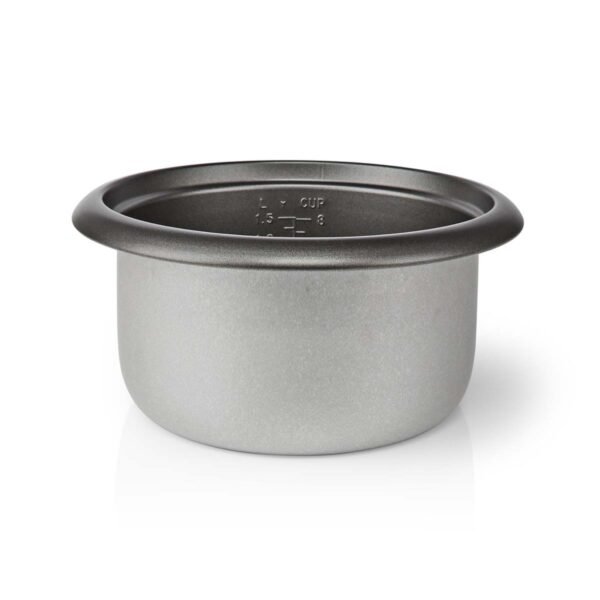 Nedis KARC115AL Rijstkoker 1.5L 500W Zilver - Afbeelding 8