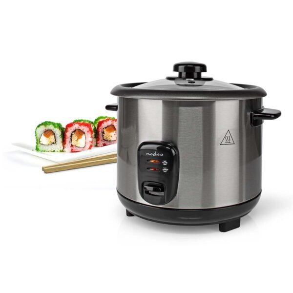 Nedis KARC115AL Rijstkoker 1.5L 500W Zilver - Afbeelding 9