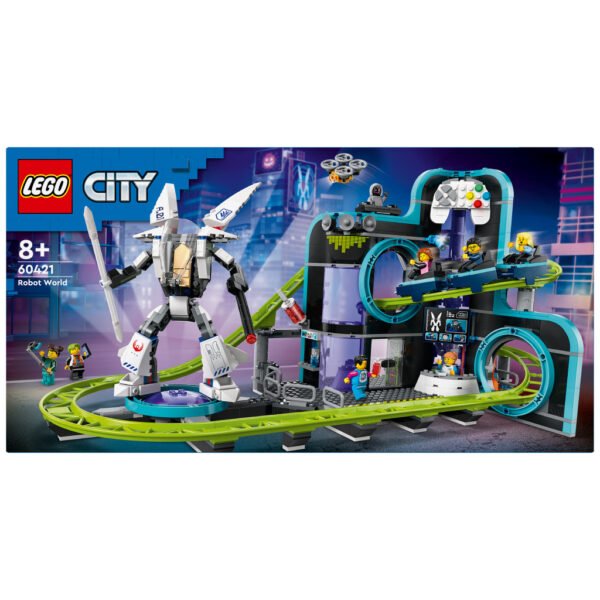 Lego 60421 City Achtbaan In Robotwereld - Afbeelding 4