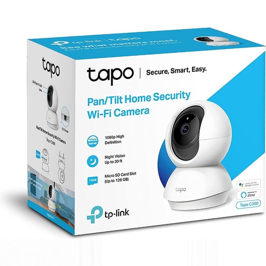 TP-Link TAPO C200 WiFi IP Camera Wit - Afbeelding 3