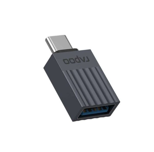 Rapoo USB-C Adapter USB-C Naar USB-A Grijs - Afbeelding 2