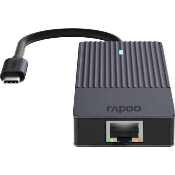 Rapoo 8in1 USB-C Multiport Adapter Zwart - Afbeelding 3