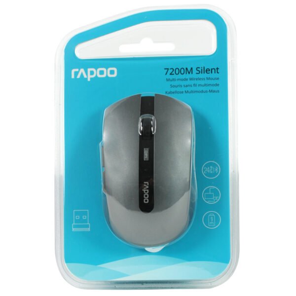 Rapoo Muis Mm 2.4ghz Grijs7200 - Afbeelding 2