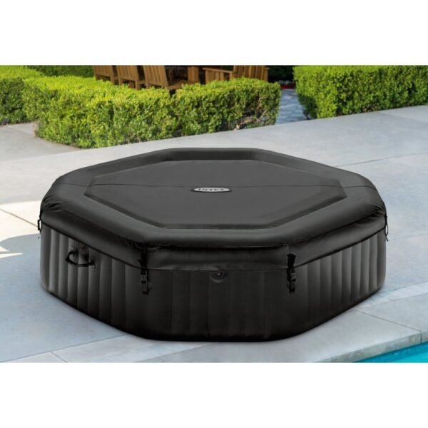 Intex 28462NL PureSpa Jet & Bubble DeLuxe Jacuzzi 6-Persoons Set met Zoutwatersysteem 218/168x71cm - Afbeelding 5