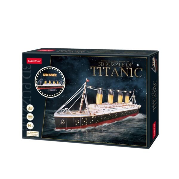 Cubic Fun 3D LED Puzzel Titanic 266 Stukjes - Afbeelding 5