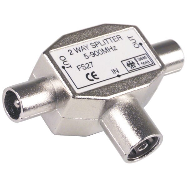 Scanpart Tv Splitter 9.5(f)-2x9.5(m) - Afbeelding 2