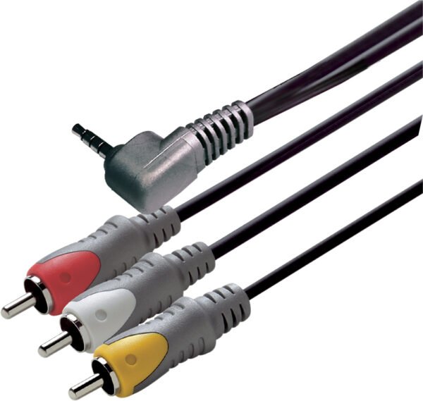 Scanpart Aansluitkabel 3.5 4p(m)-3tulp(m)2.5m - Afbeelding 2