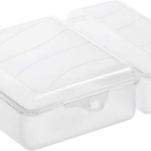 Rotho Twin Lunchbox 1,05+0,55L Transparant
