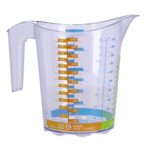 Rotho Domino Maatbeker 2L Transparant - Afbeelding 2