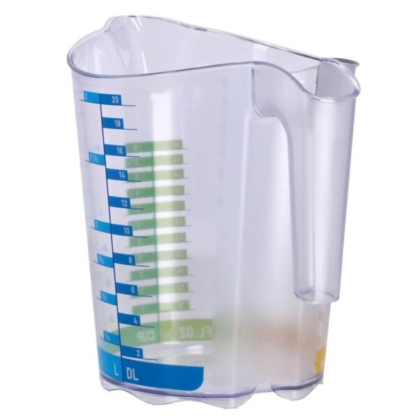 Rotho Domino Maatbeker 2L Transparant - Afbeelding 3