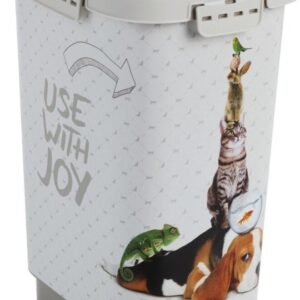 Rotho Flo Pet Food Container 4,1L Cappuccino/Sabbia Sand