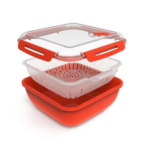 Rotho Steamer 1.7L Rood - Afbeelding 2