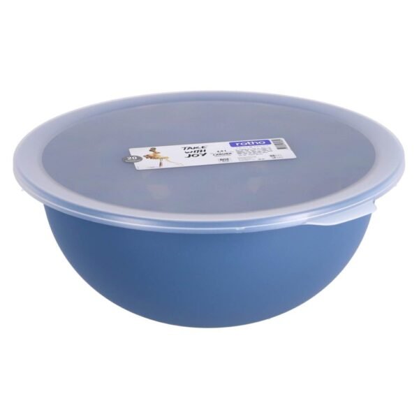 Rotho Schaal met Deksel 4.8L Horizon Blauw - Afbeelding 3
