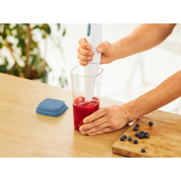 Rotho Loft Shaker met Pers 1L Horizon Blauw/Transparant - Afbeelding 4