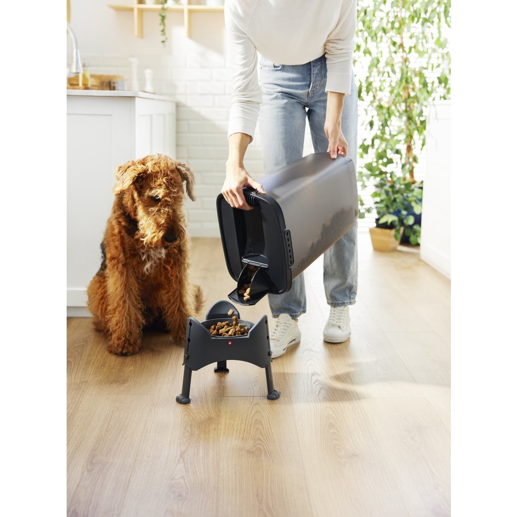 Rotho Cody Pet Food Container 25L Antraciet/Transparant - Afbeelding 2
