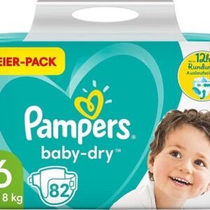 Pampers Baby Dry Maat 6 Mega Pack 82 luiers