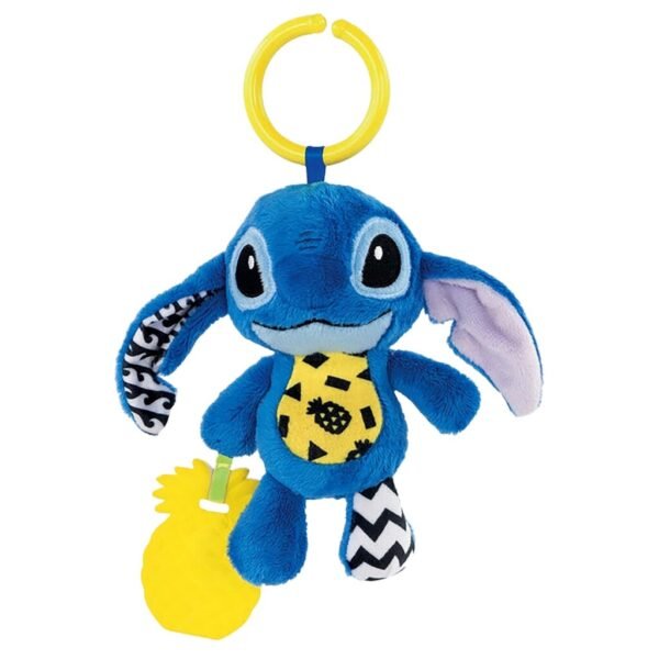 Clementoni Baby Disney Stitch Soft Rattle Blauw/Geel - Afbeelding 2