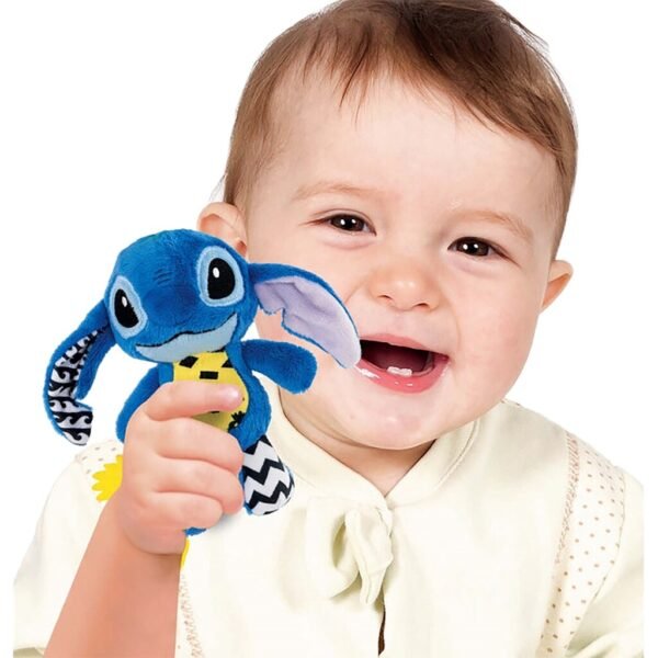 Clementoni Baby Disney Stitch Soft Rattle Blauw/Geel - Afbeelding 3