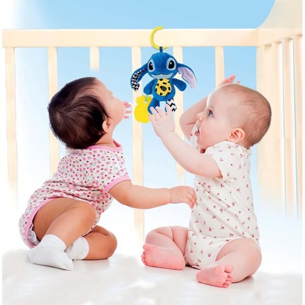 Clementoni Baby Disney Stitch Soft Rattle Blauw/Geel - Afbeelding 4