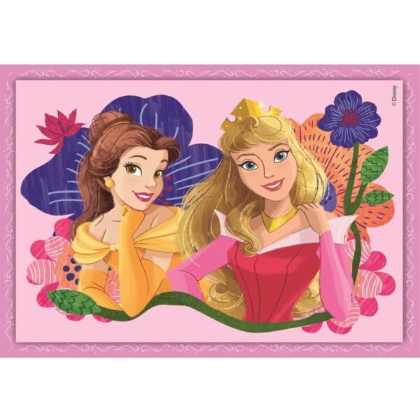 Clementoni Supercolor 4in1 Puzzel Disney Princess 12-24 Stukjes - Afbeelding 5