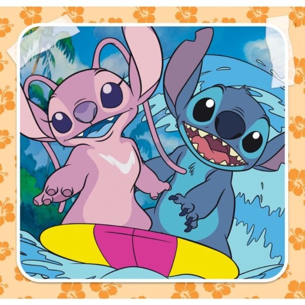 Clementoni Supercolor Puzzel Stitch 3x48 Stukjes - Afbeelding 4