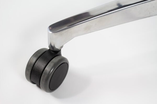 Linea Fabbrica Omnia 01/PT Zwart/Zwart Bureaustoel met 3D Armleuning + Hoofdsteun + Aluminium Voet - Afbeelding 8