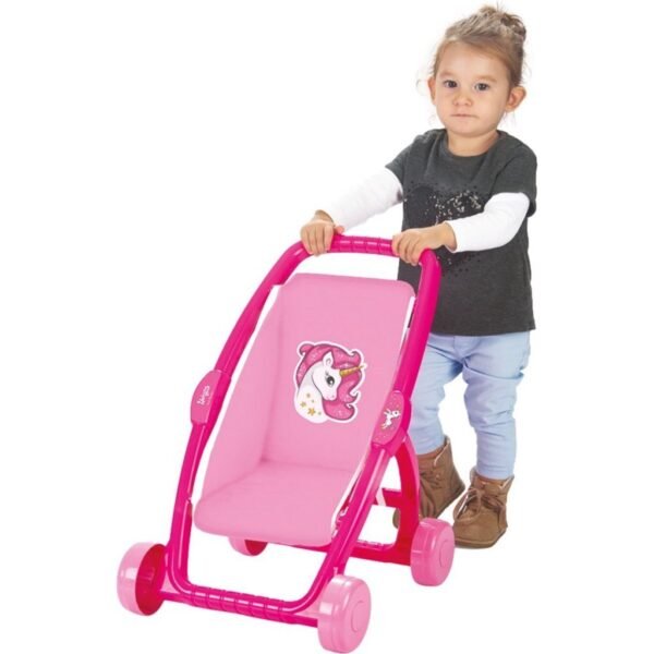 Dolu Eenhoorn Kinderwagen Roze - Afbeelding 2