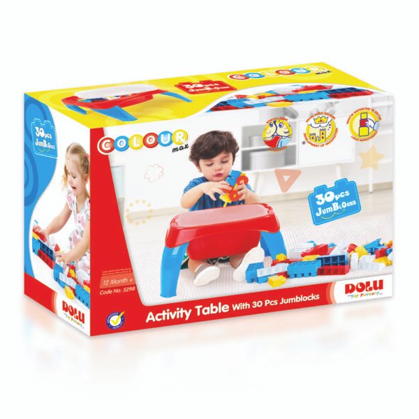 Dolu 5298 Activiteiten Tafel met 30 Blokken - Afbeelding 3
