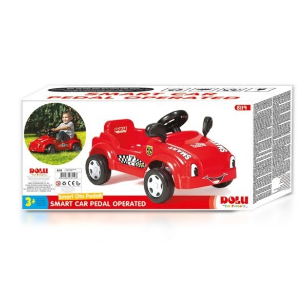 Dolu Smart Car Trapauto 42x79x49 cm Rood - Afbeelding 3